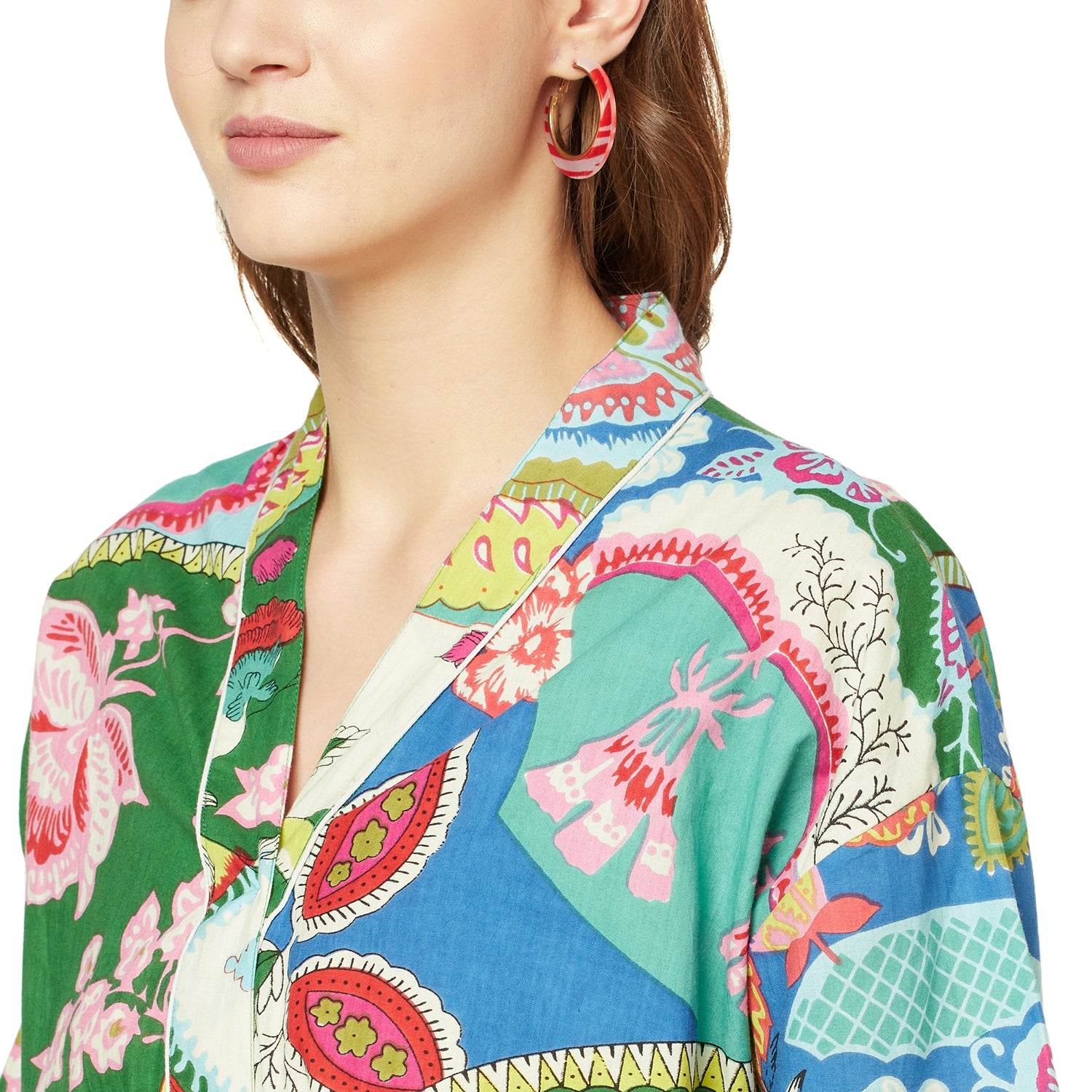 Nature's Nirvana Cotton Kimono Robe - 100% Cotton