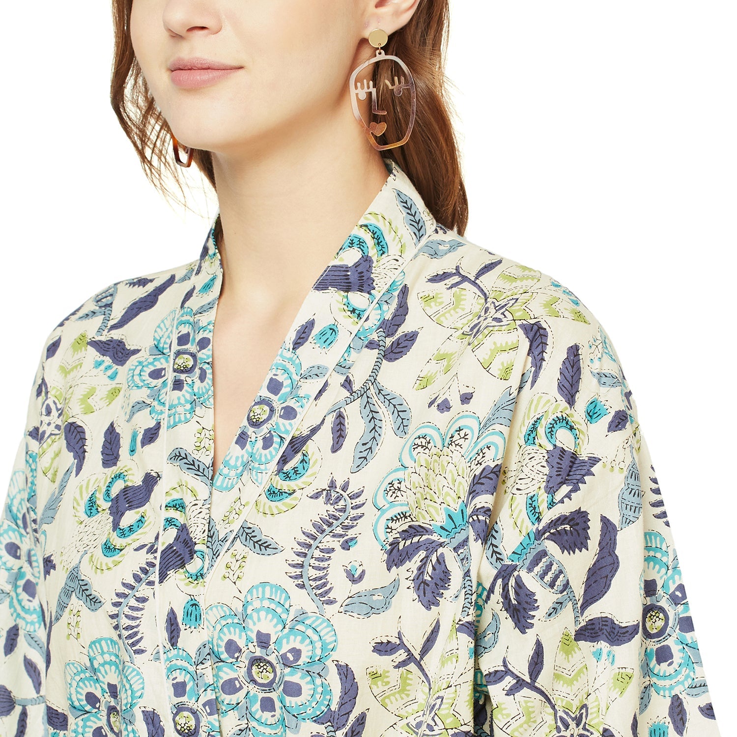 Dreamy Florals - 100% Cotton Kimono Robe