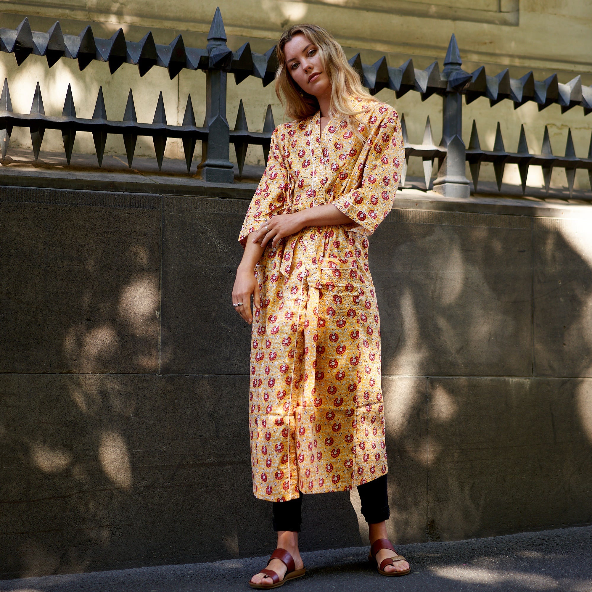 Cotton Luau 100% Cotton Kimono Robe