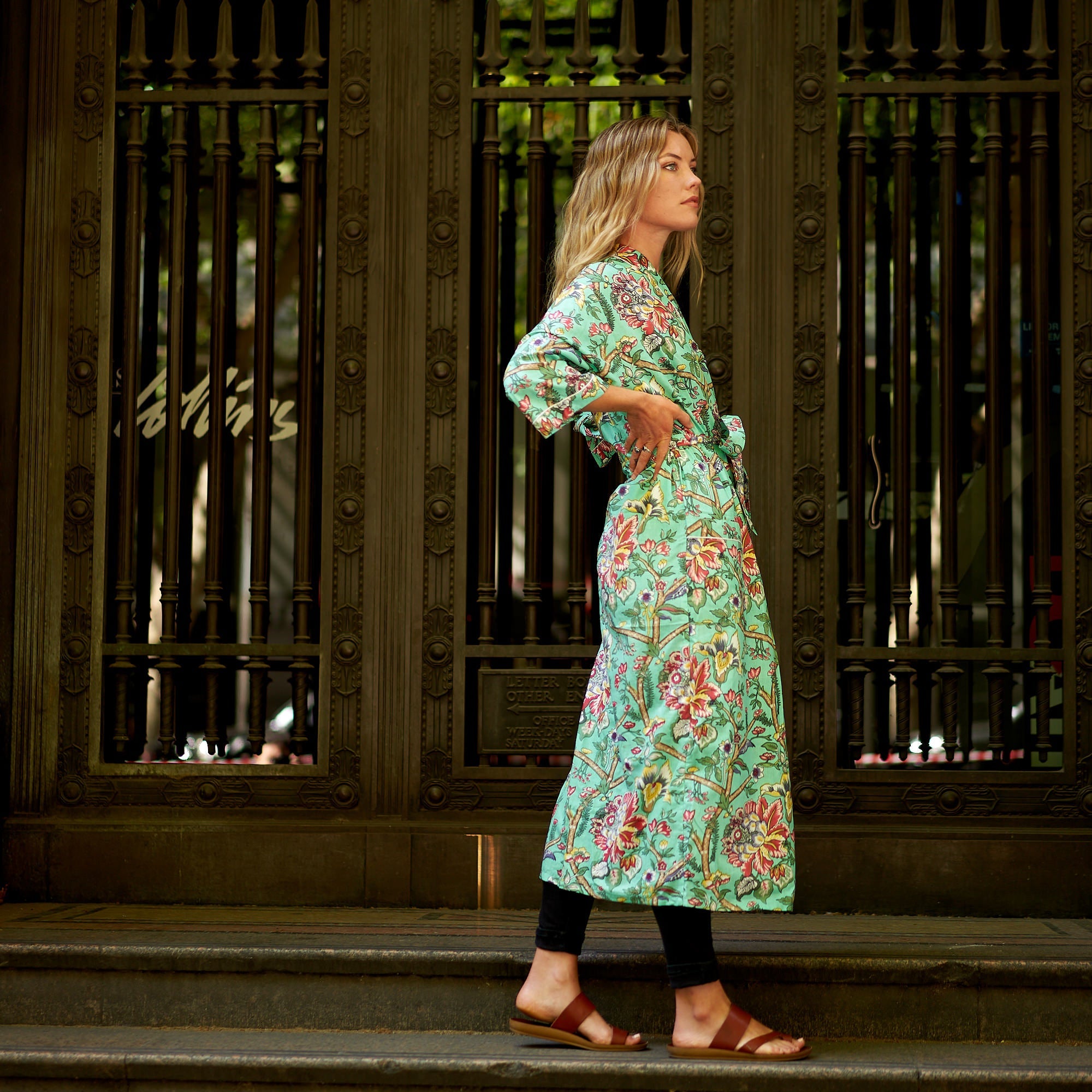 Island Vibes 100% Cotton Kimono Robe