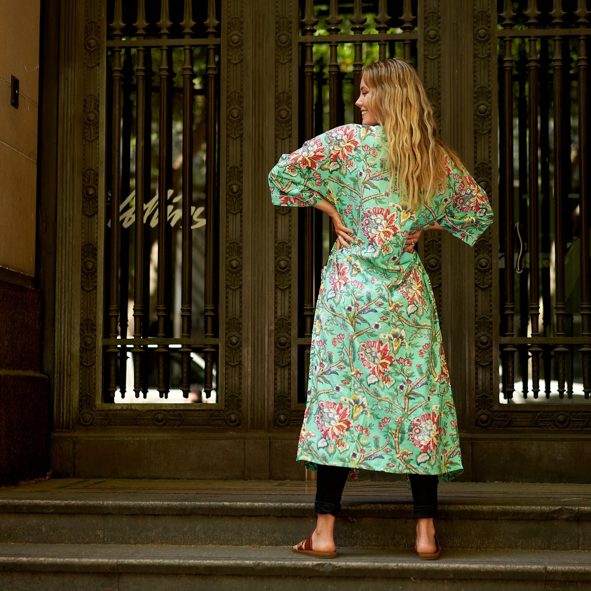 Island Vibes 100% Cotton Kimono Robe