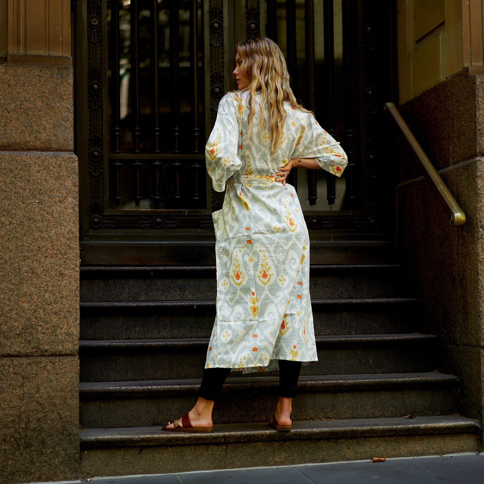 Weekend Getaway Cotton Kimono Robe