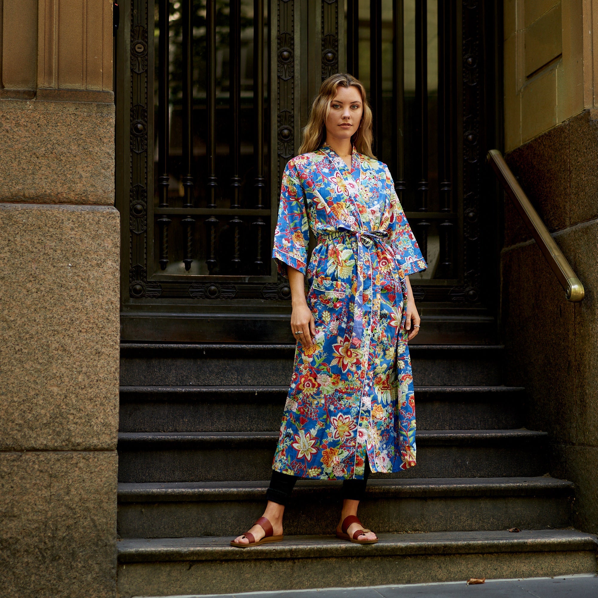 Lazy Sundays 100% Cotton Kimono Robe