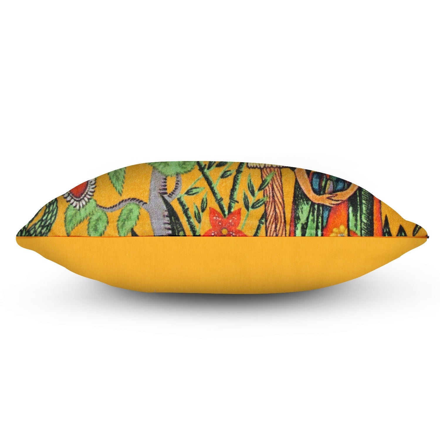 Petal Prints Velvet Cushion Cover - Boho Chic