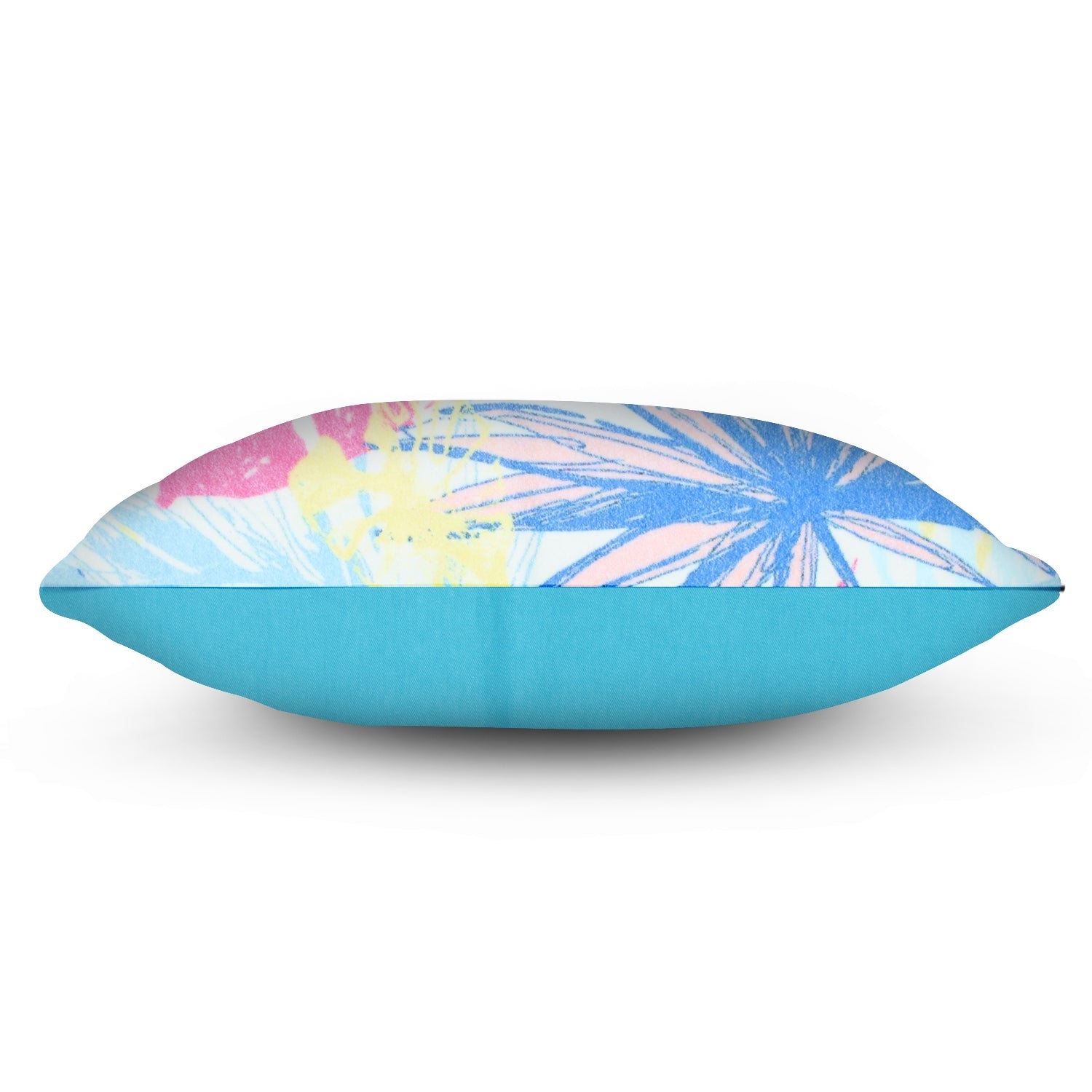 Nature’s Brushstrokes Velvet Cushion - Artful Design