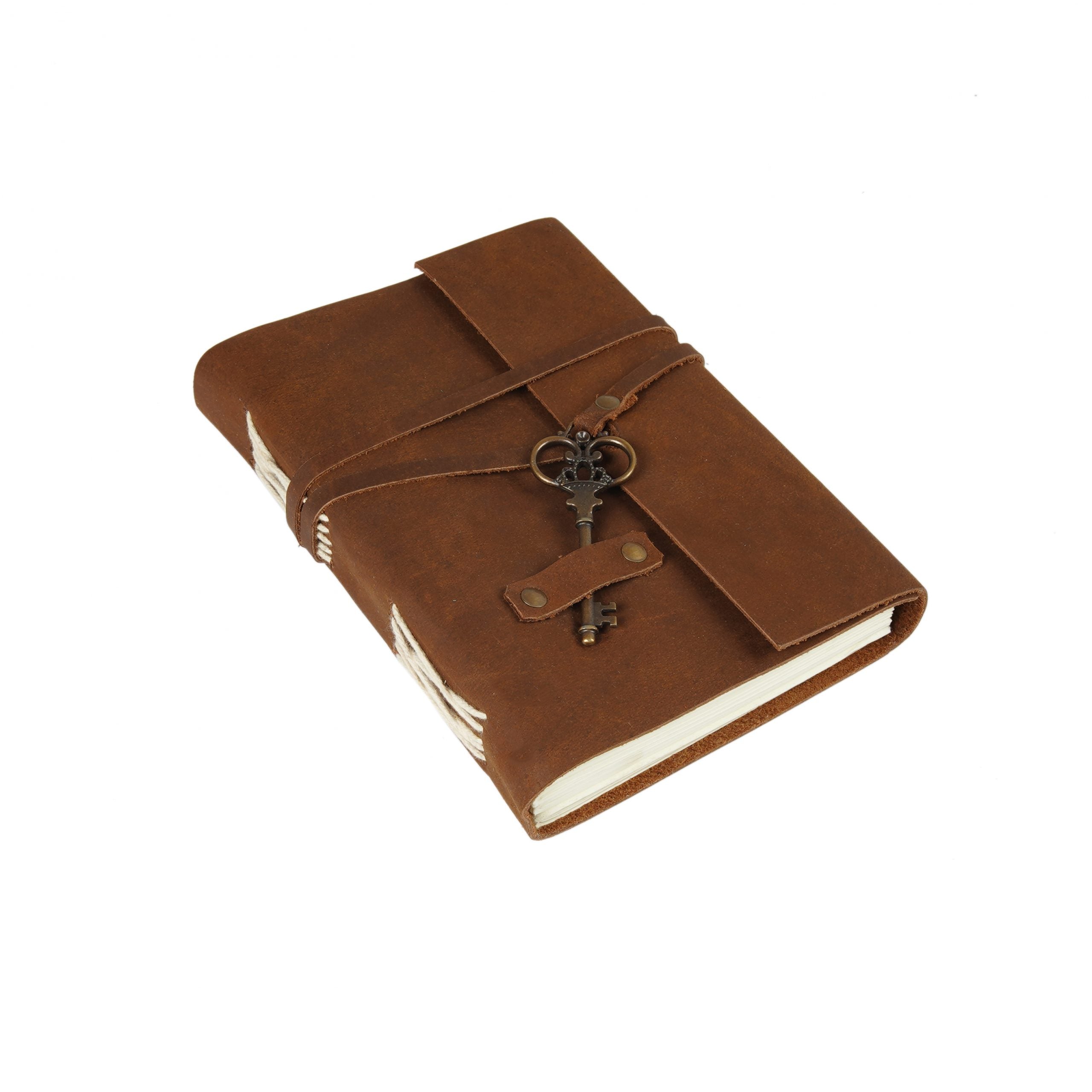 Key to Paradise Vintage Leather Journal