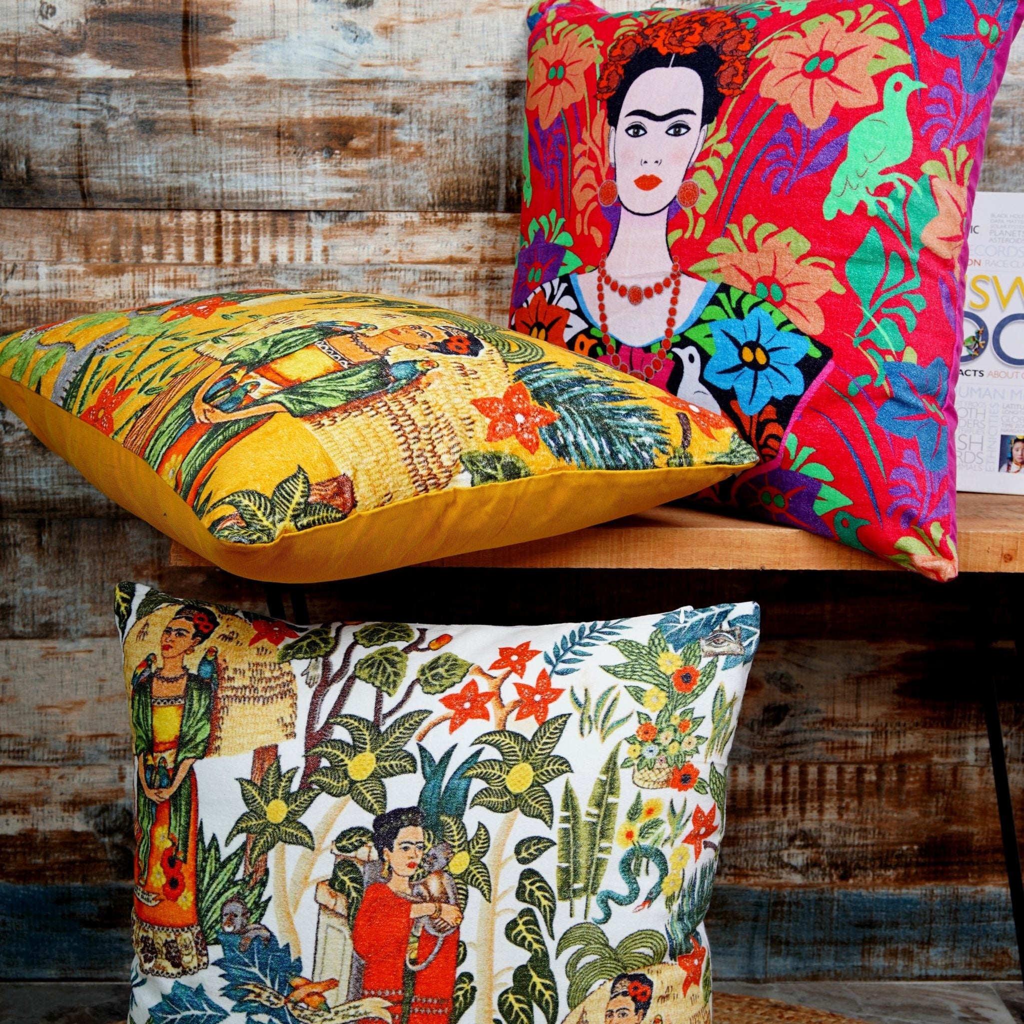 Frida’s Heritage - Cotton Velvet Cushion Cover