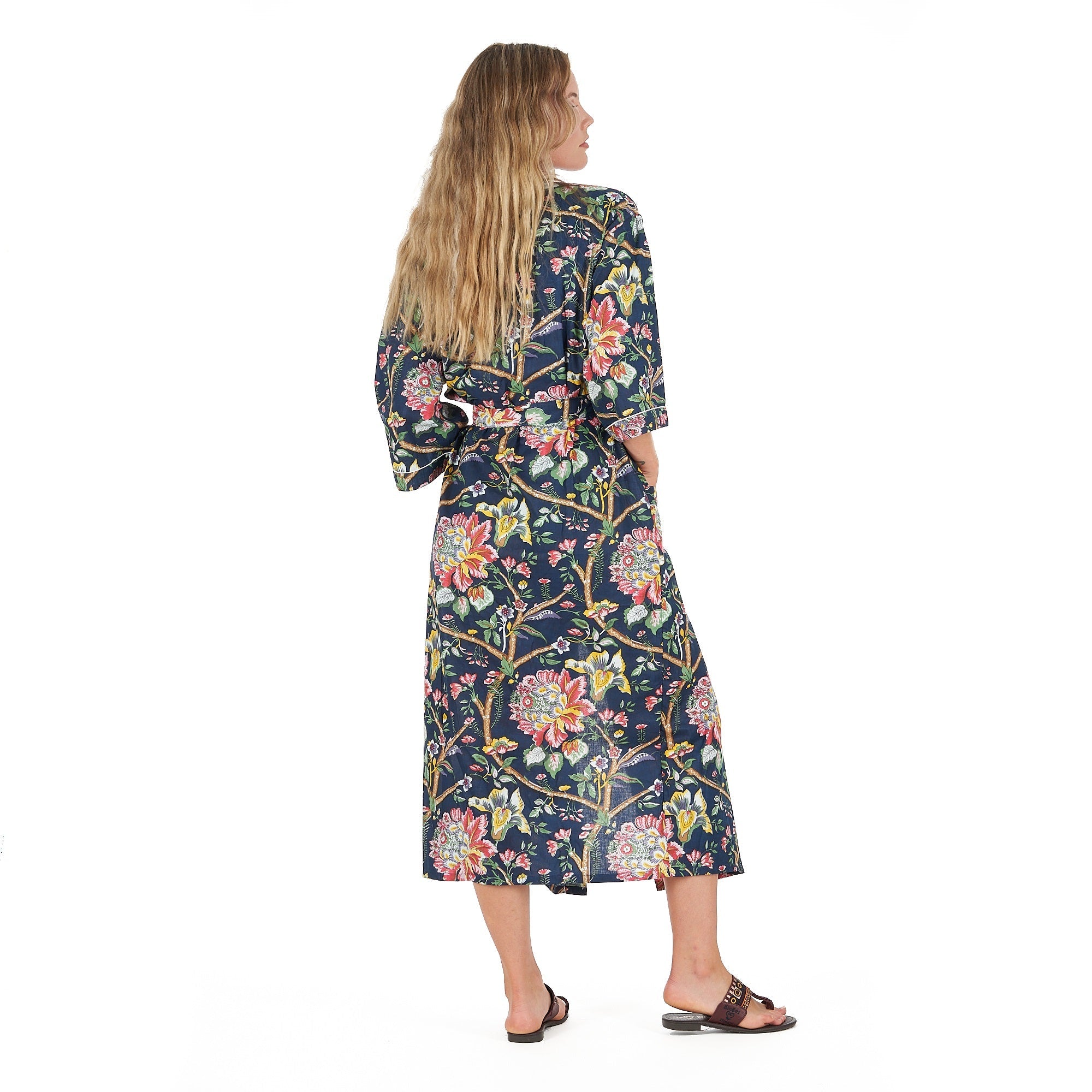 Nocturnal Botanics Cotton Kimono Robe