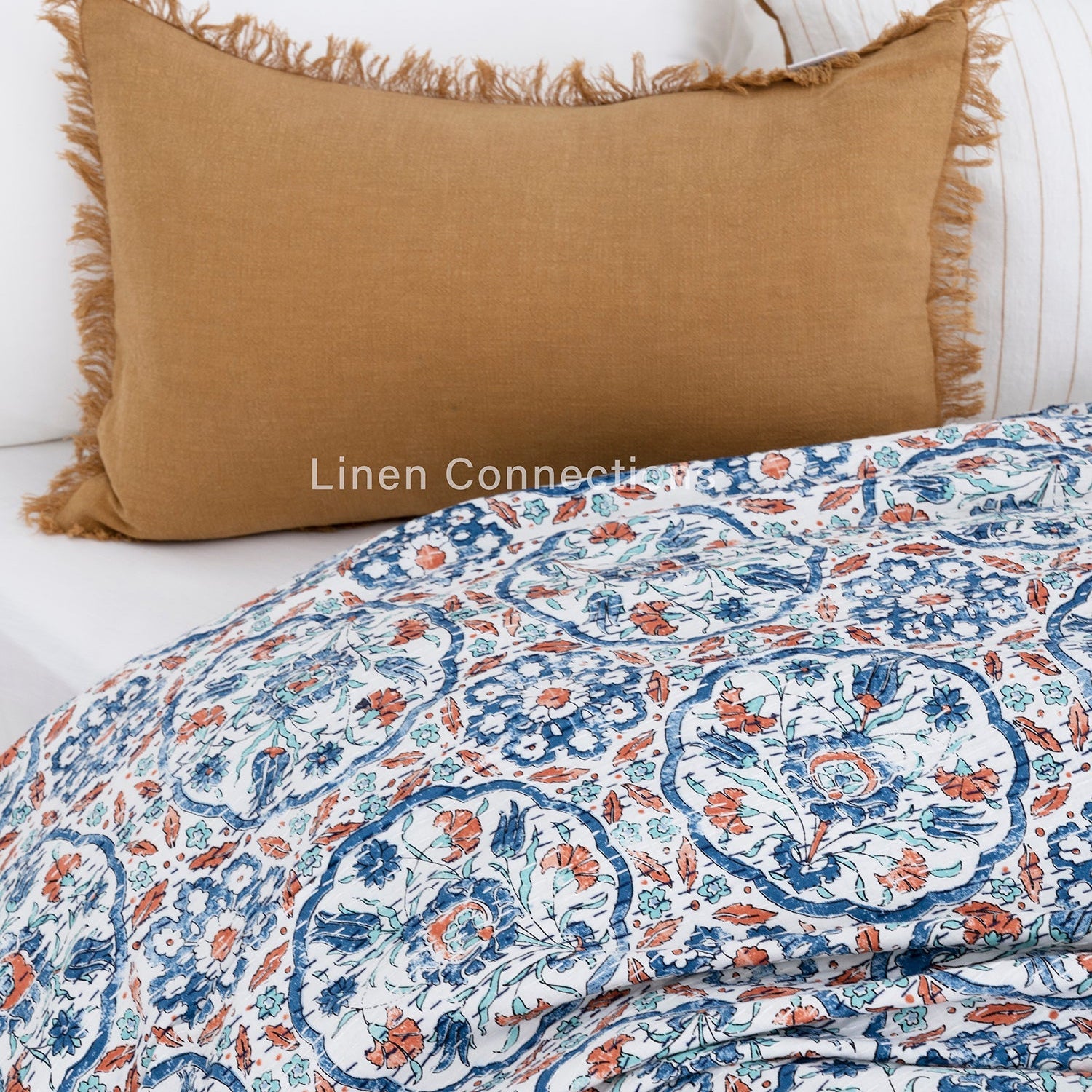 Pearl Magic Boho Eclectica Indian Kantha Quilt