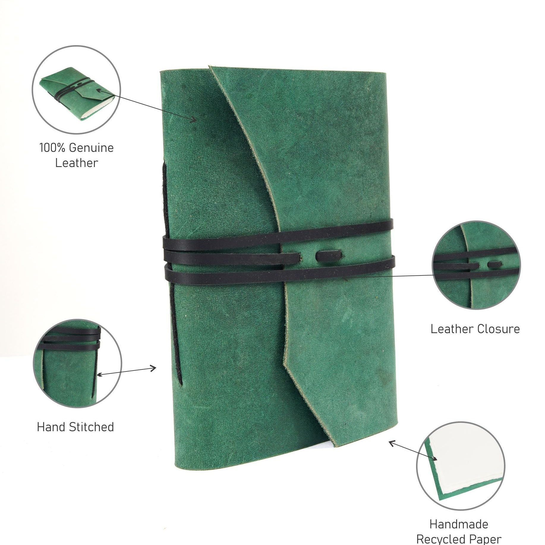 Mystic Enigma Leather Journal