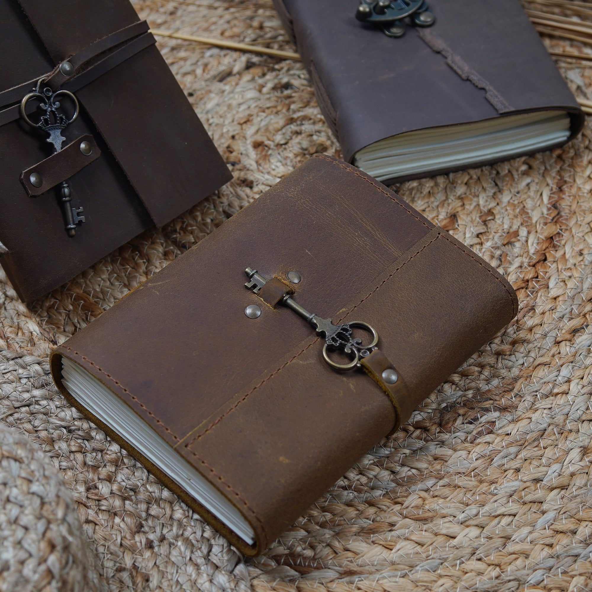 Moonlight Serenade Leather Journal