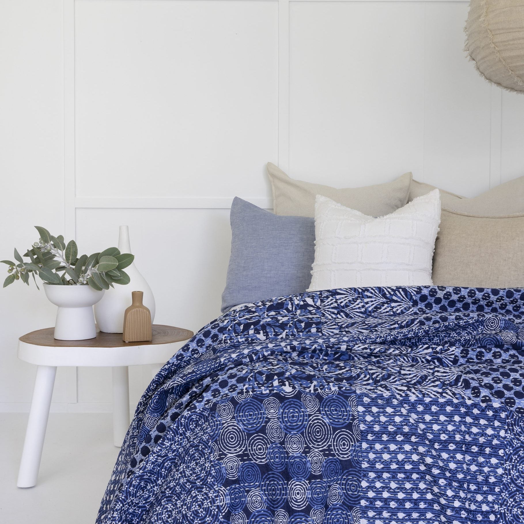 Avya Indian Kantha Quilt Blanket - Duvet Throw