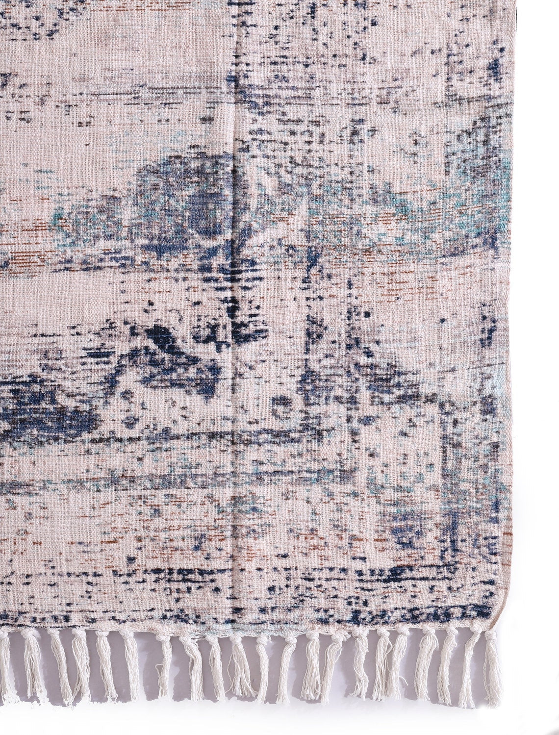 Cotton Throw Blanket - Boho White Rug | Luxe Comfort