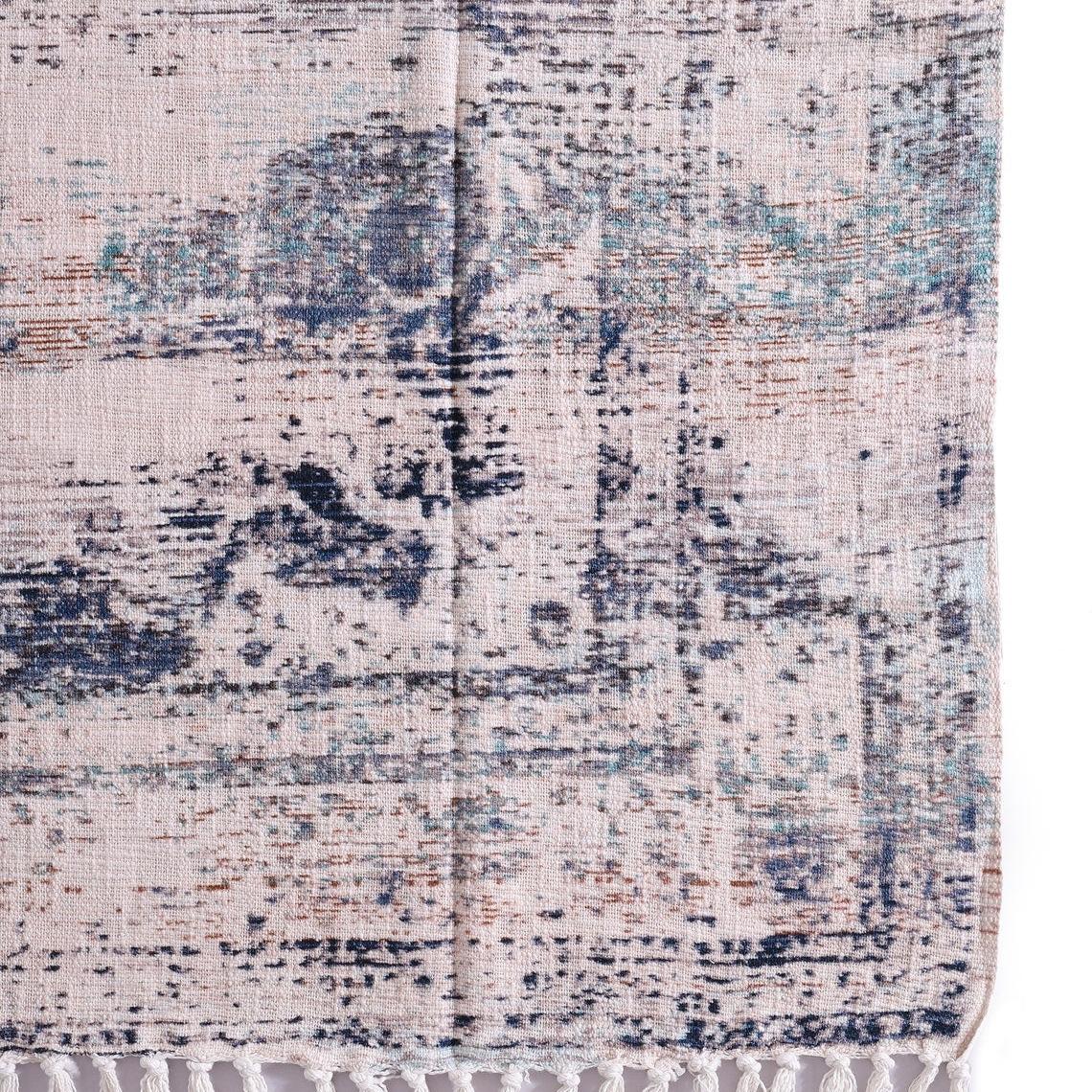 Cotton Throw Blanket - Boho White Rug | Luxe Comfort