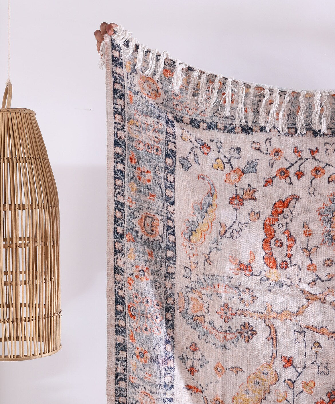 Cotton Throw Blanket - Boho Serene Rug | Soft & Cozy