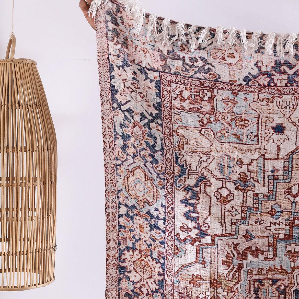 Luxury Wool Rug - Silver Rustic Decor | Elegant