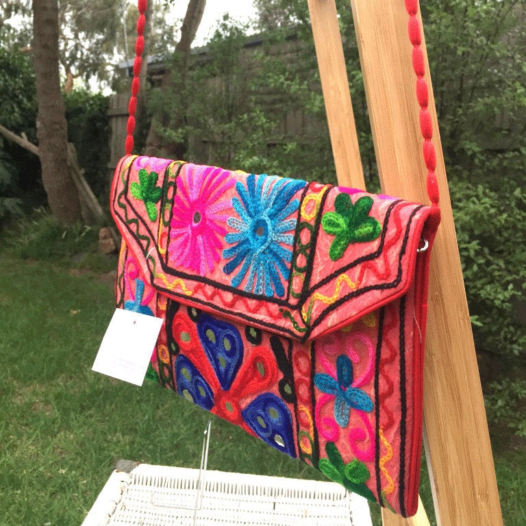 Gypsy Queen Boho Clutch Bag - Bold Design