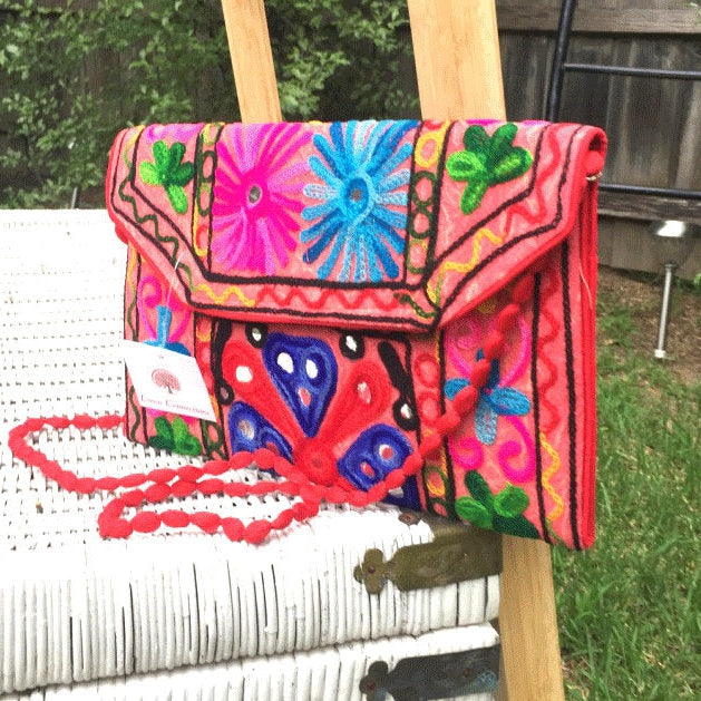 Gypsy Queen Boho Clutch Bag - Bold Design