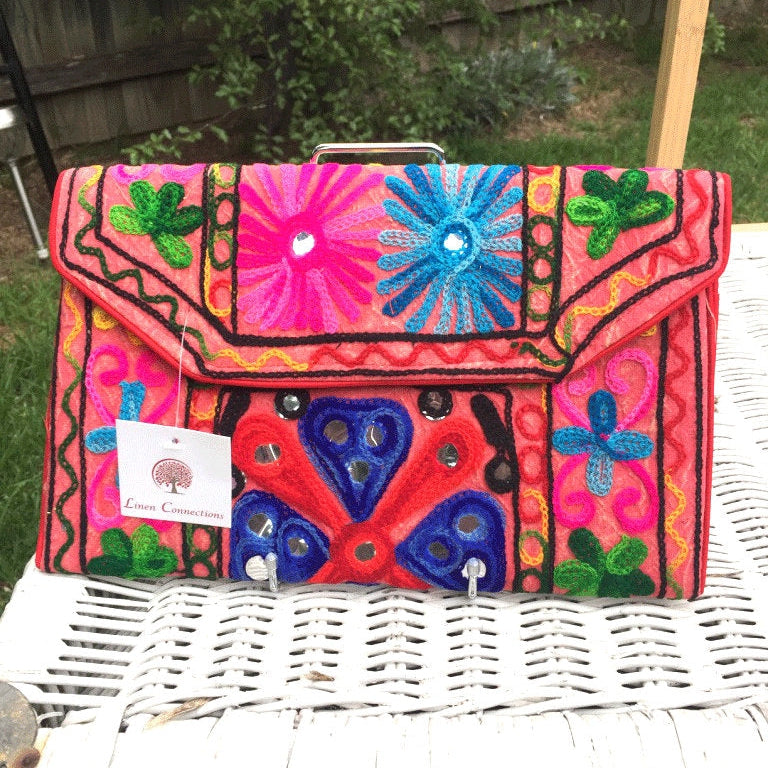 Gypsy Queen Boho Clutch Bag - Bold Design
