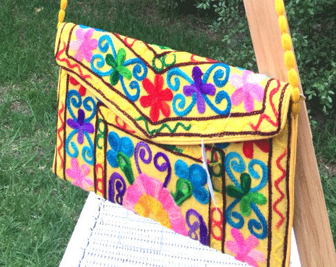 Nomadique Handwoven Banjara Clutch | Boho Fashion