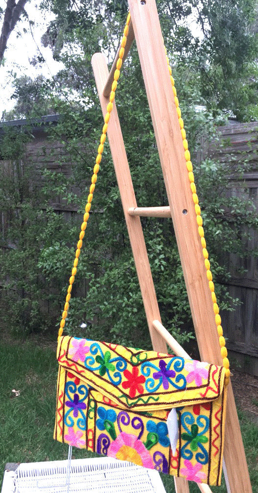 Nomadique Handwoven Banjara Clutch | Boho Fashion