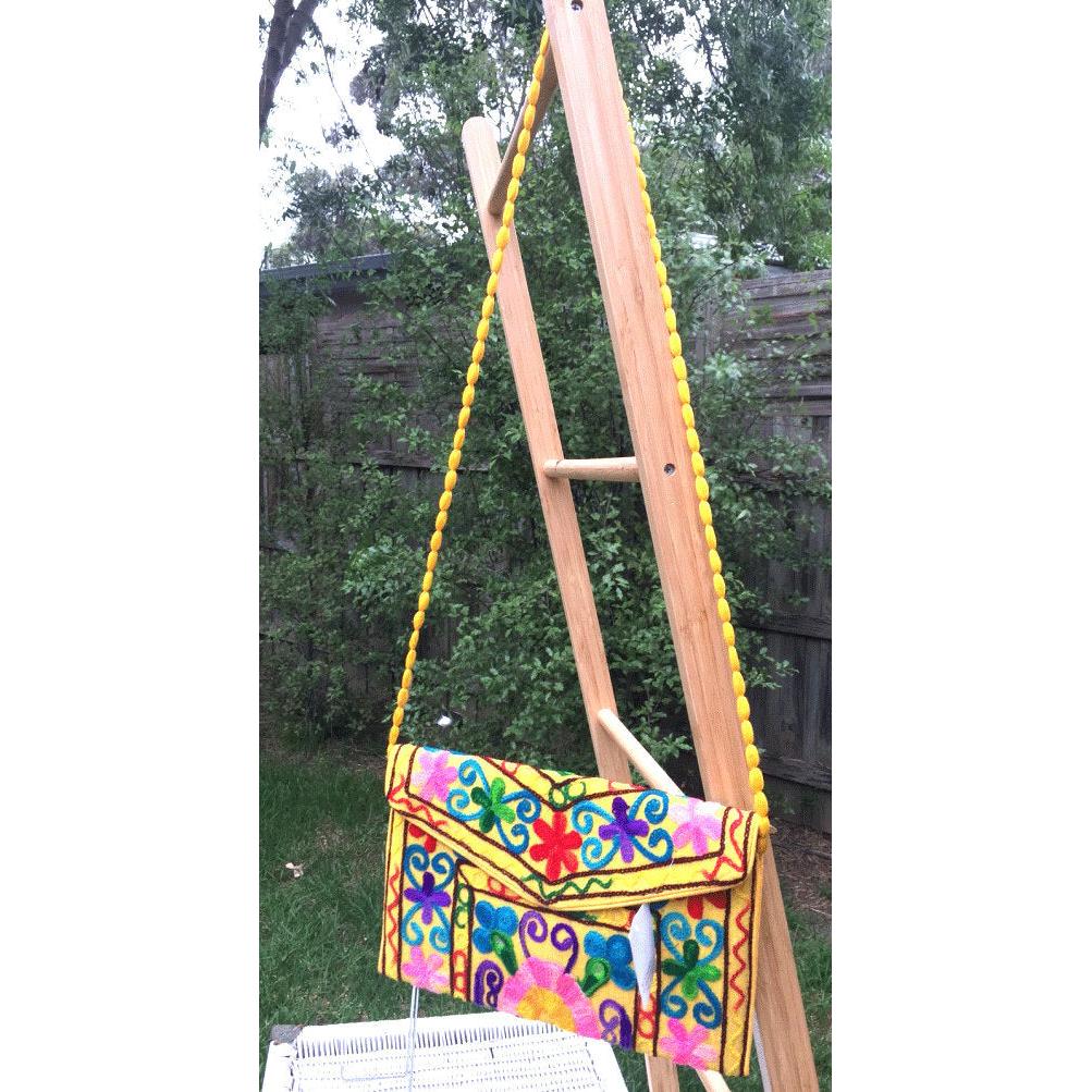 Nomadique Handwoven Banjara Clutch | Boho Fashion