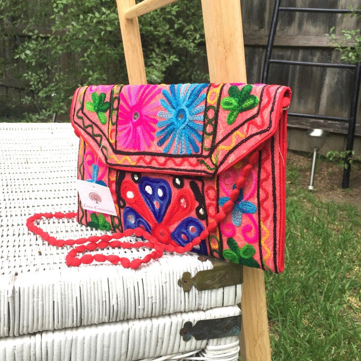Gypsy Queen Boho Clutch Bag - Bold Design
