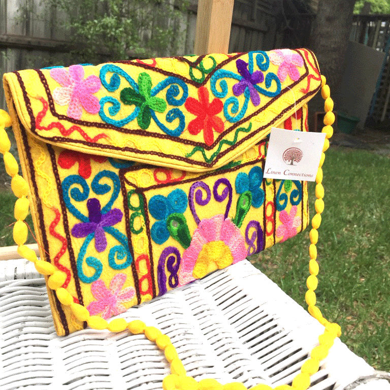 Nomadique Handwoven Banjara Clutch | Boho Fashion