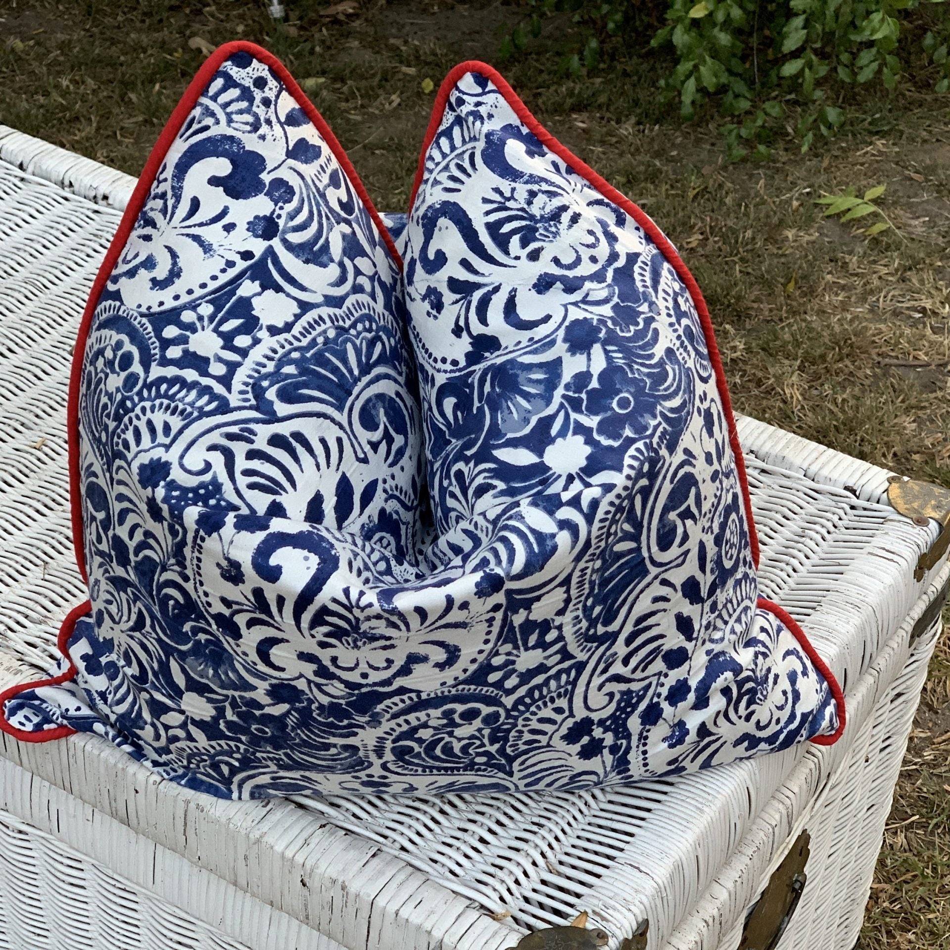 Timeless Florals Handmade Cotton Cushion