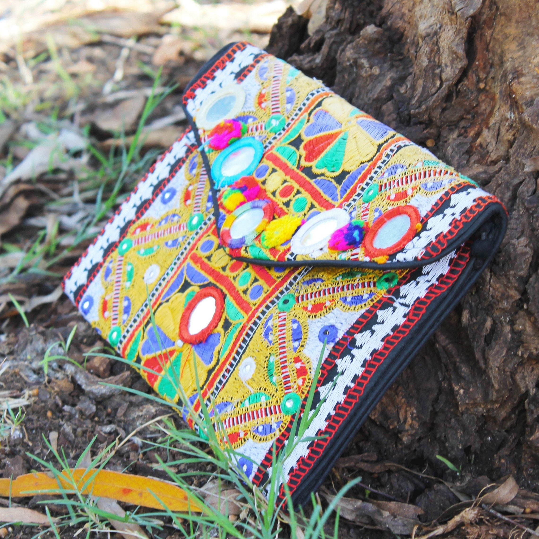 Hippie Chic Boho Clutch Bag