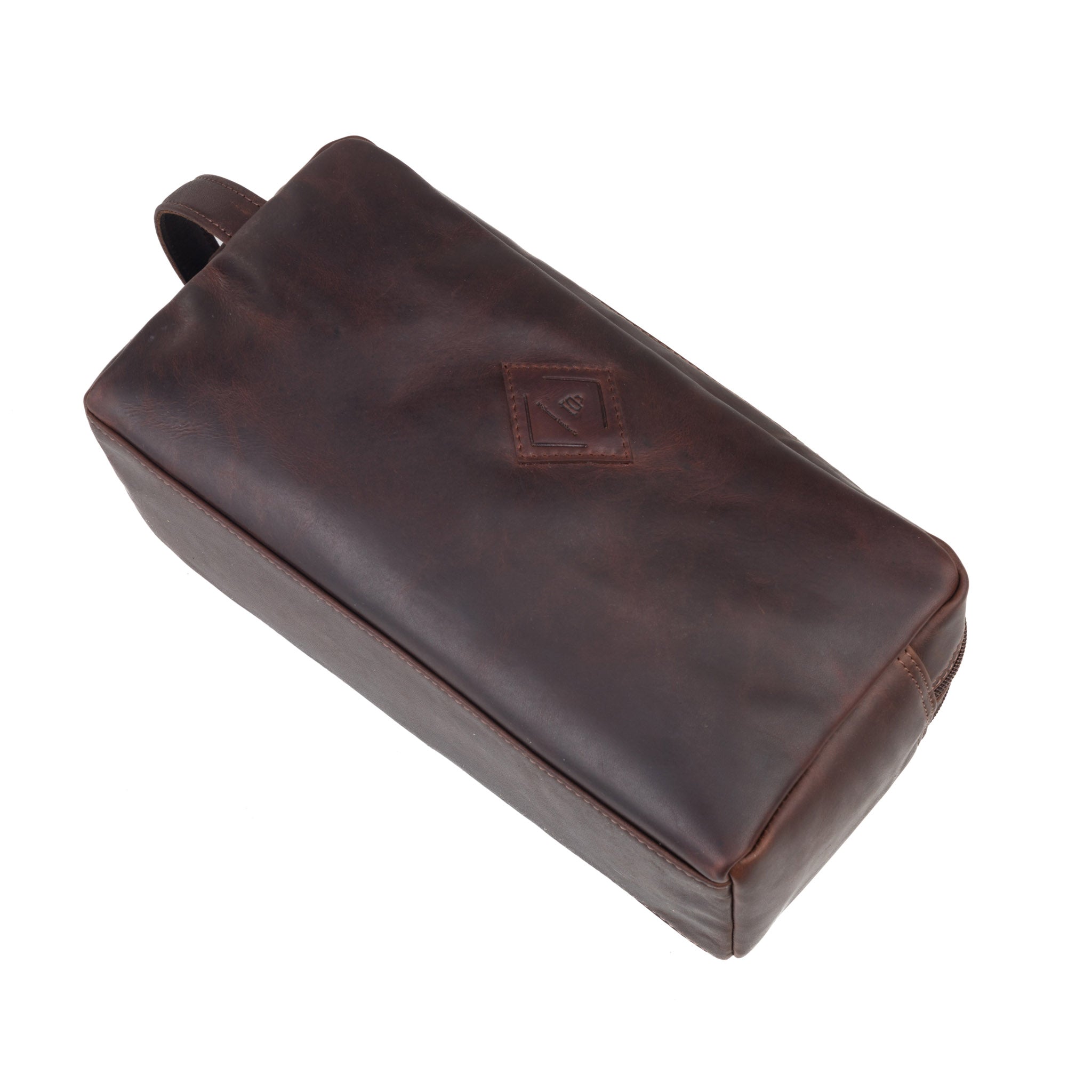 Large Leather Toiletry Bag - Eve Collection