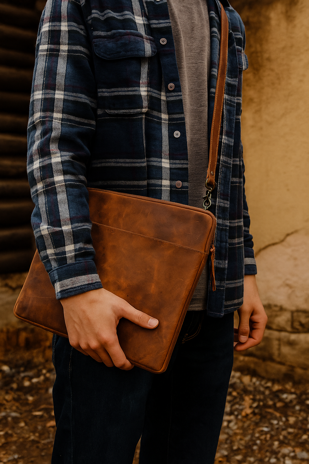 Leather MacBook Sleeve - Exquisite Edition