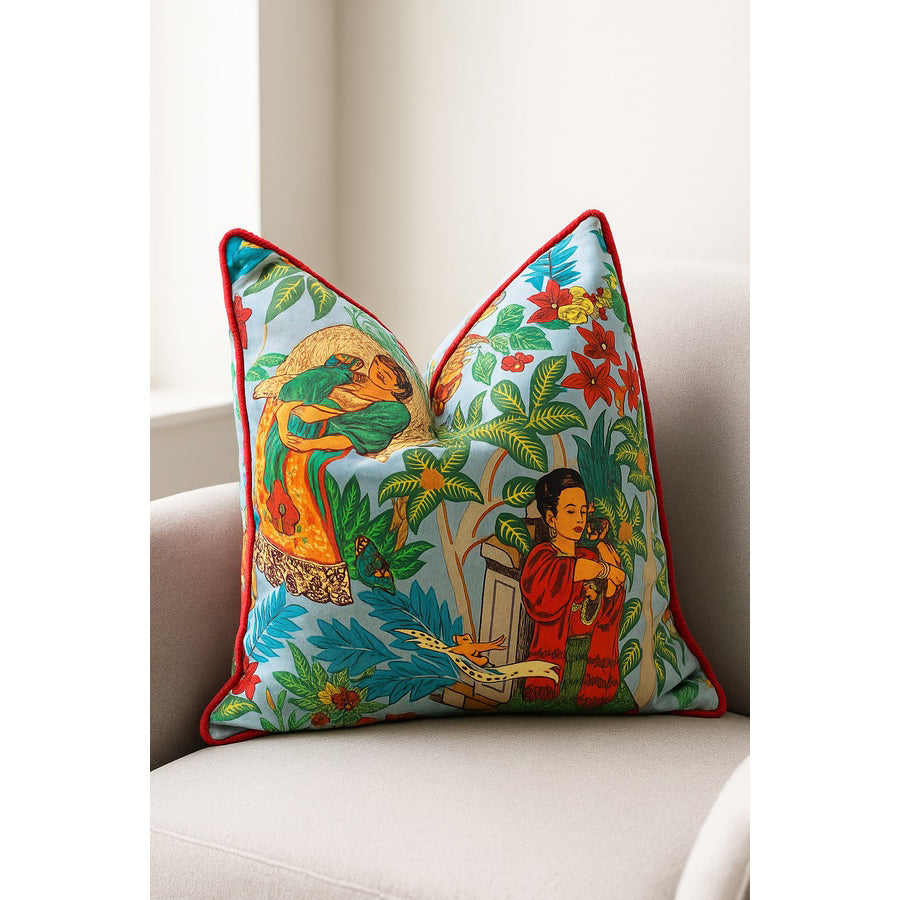 Ritmo de México Cotton Cushion Cover
