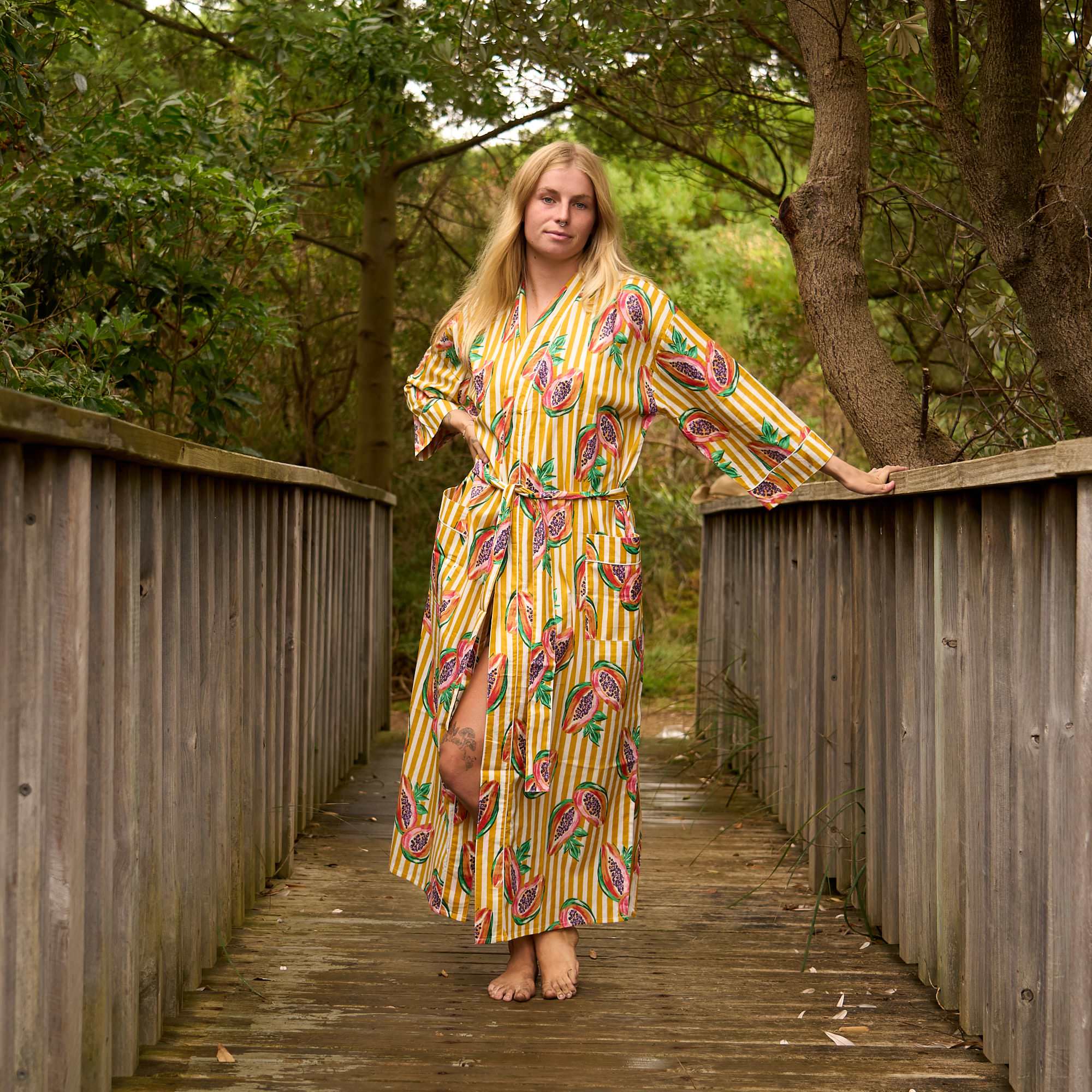 Sunshine Cotton Kimono - Lounge & Beachwear