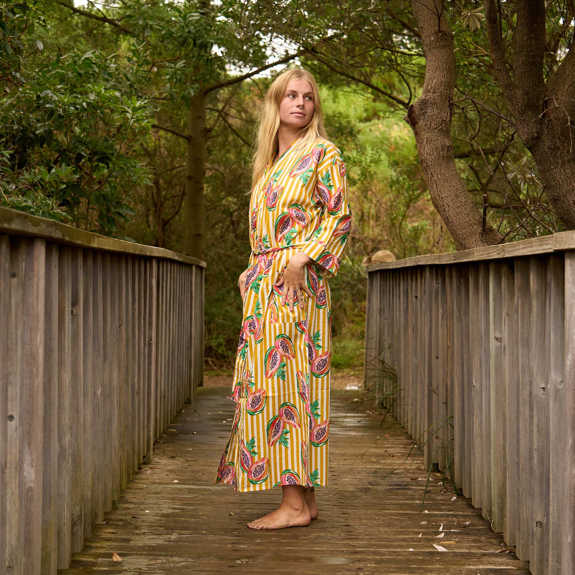 Sunshine Cotton Kimono - Lounge & Beachwear