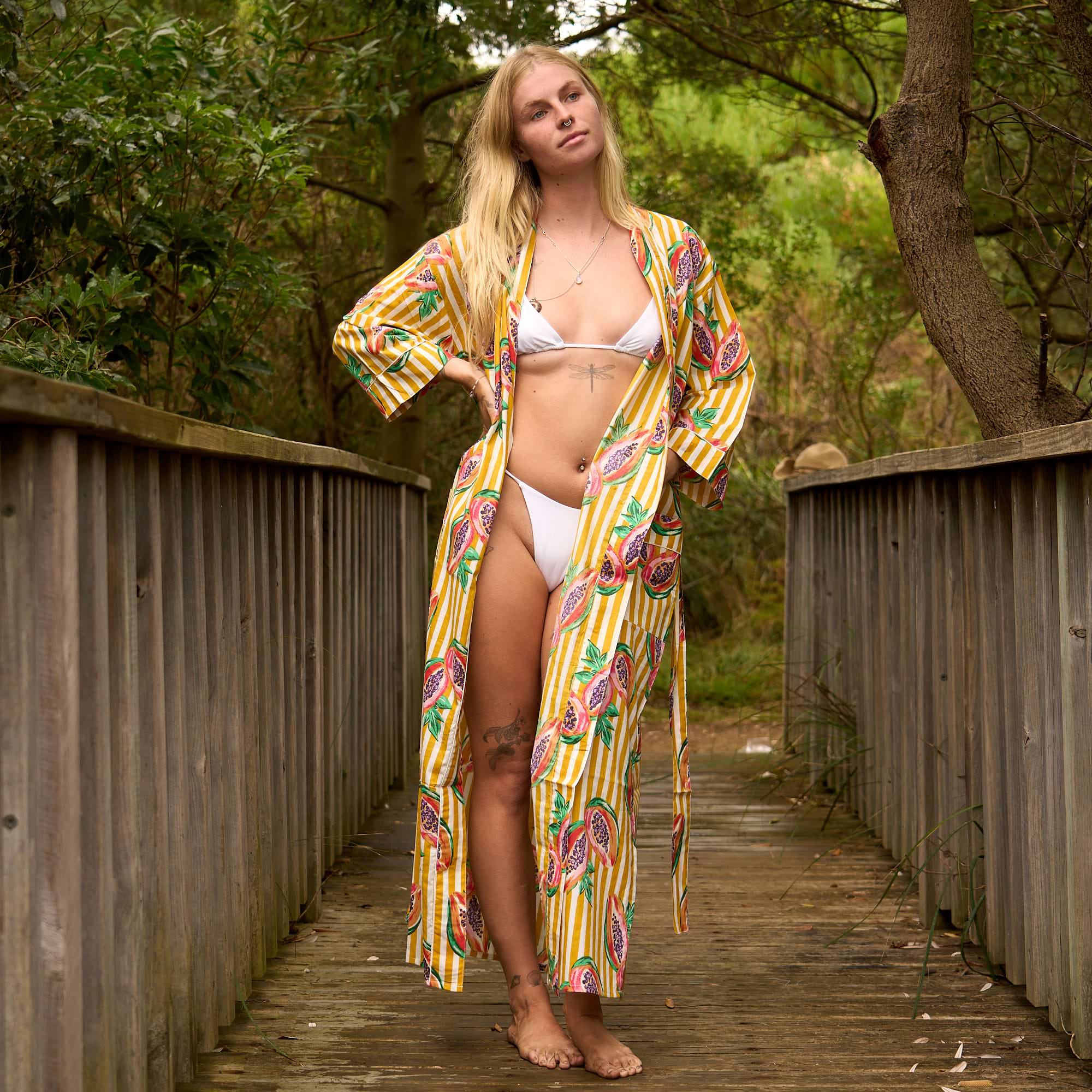 Sunshine Cotton Kimono - Lounge & Beachwear