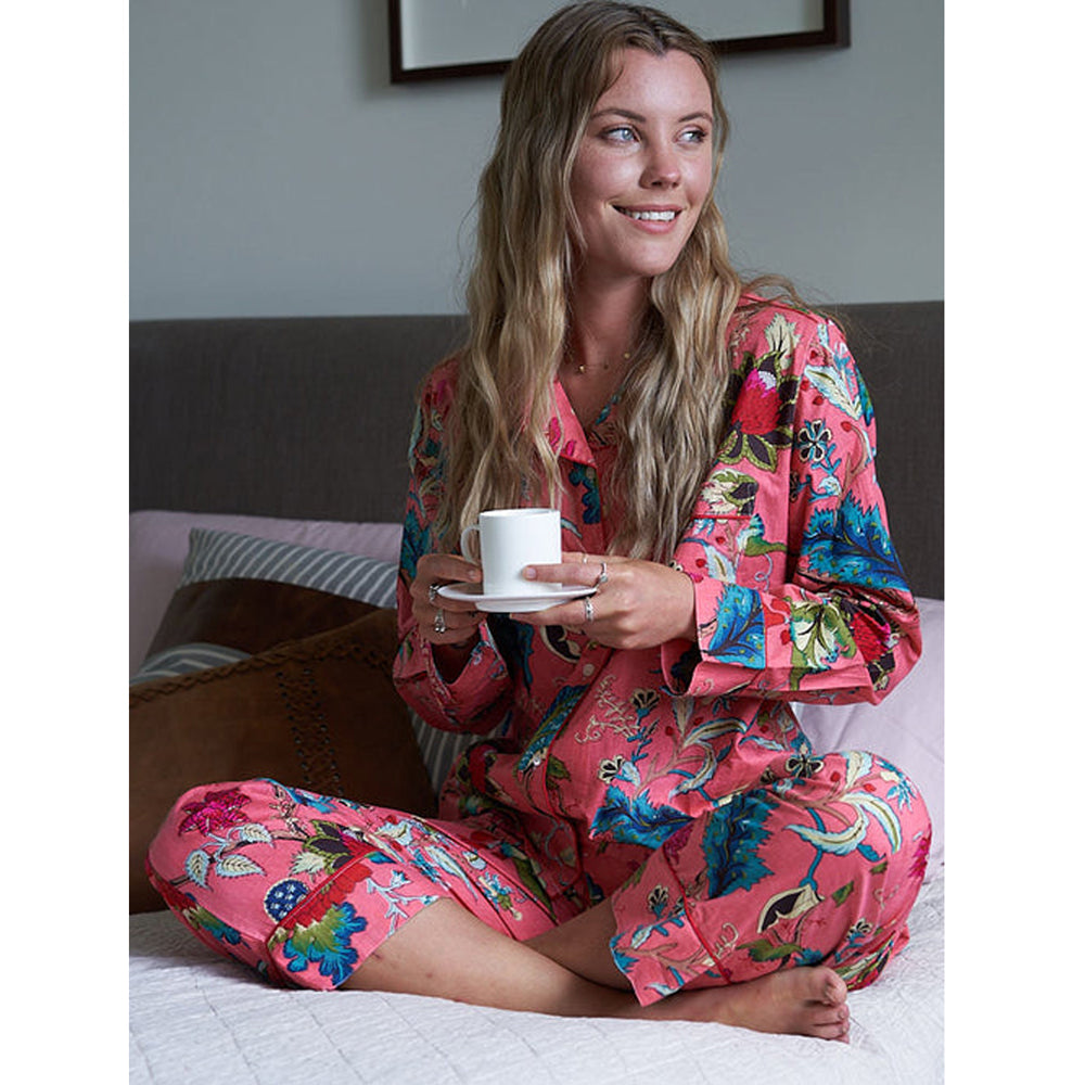 'Summer Vibes' 100% Cotton Pyjama Set holiday gift