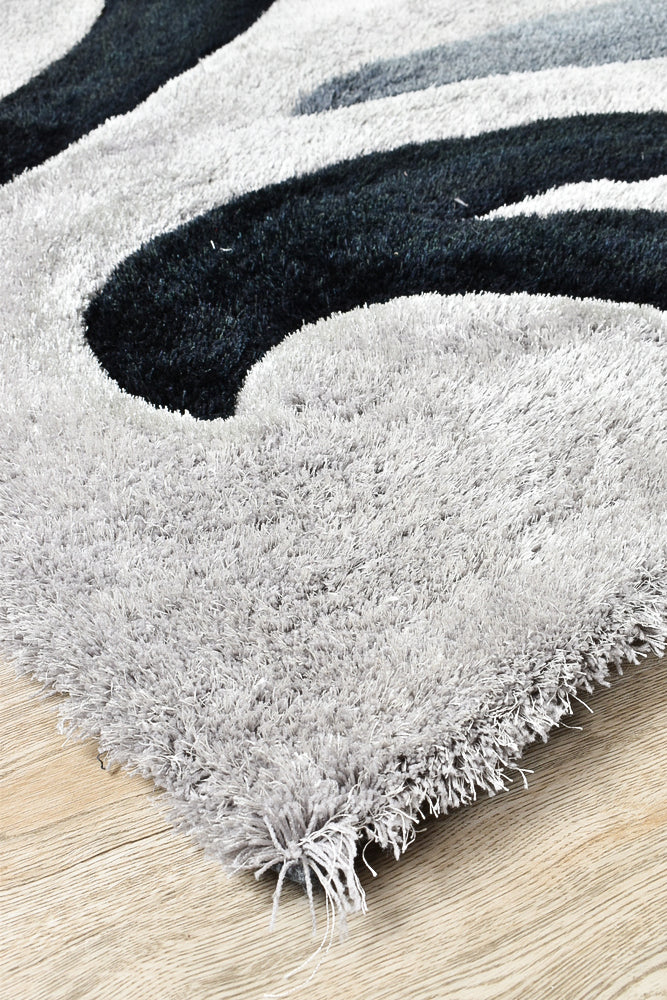Florida Black Grey Rug 883 - Bold Statement Rug