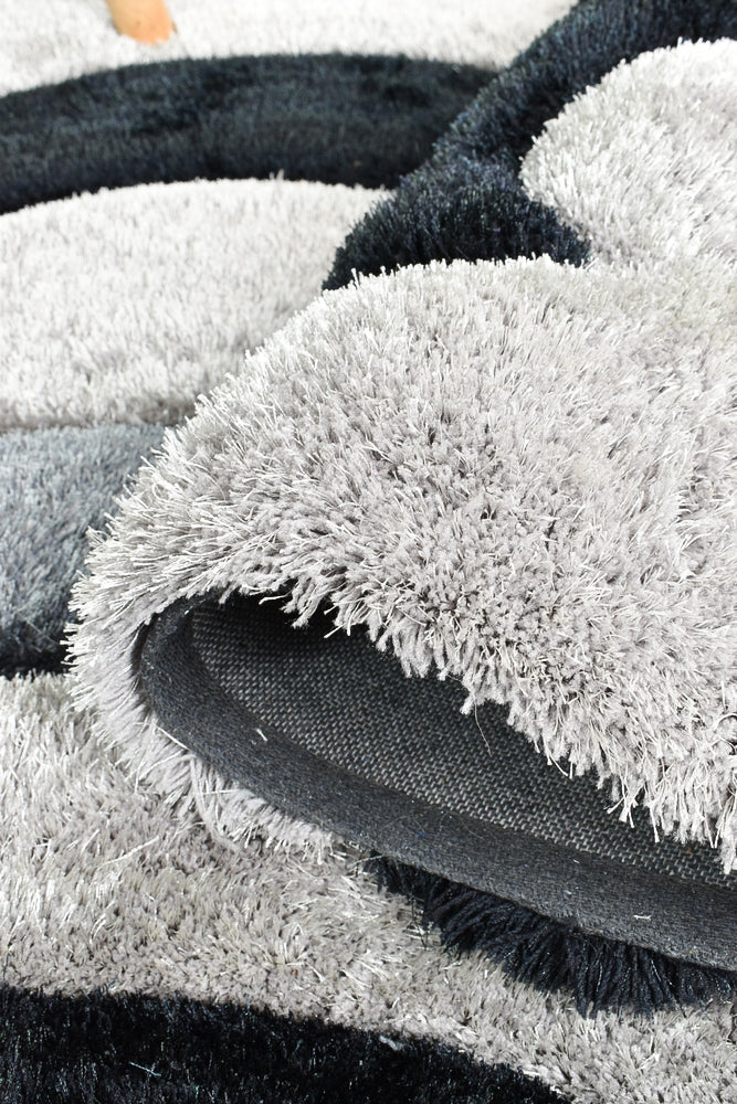 Florida Black Grey Rug 883 - Bold Statement Rug