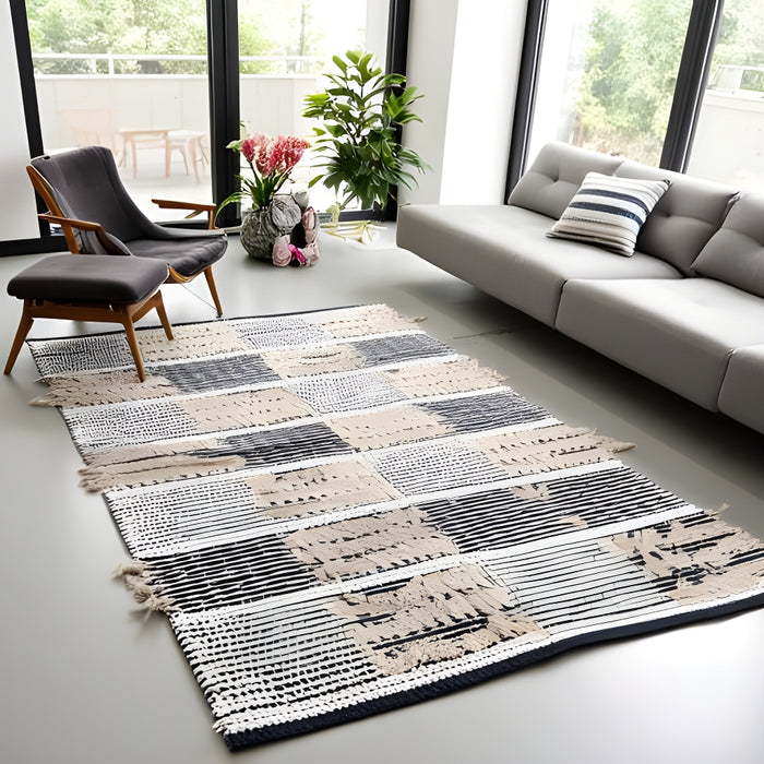 Nordic Harmony Shaggy Rug - Cozy Feel