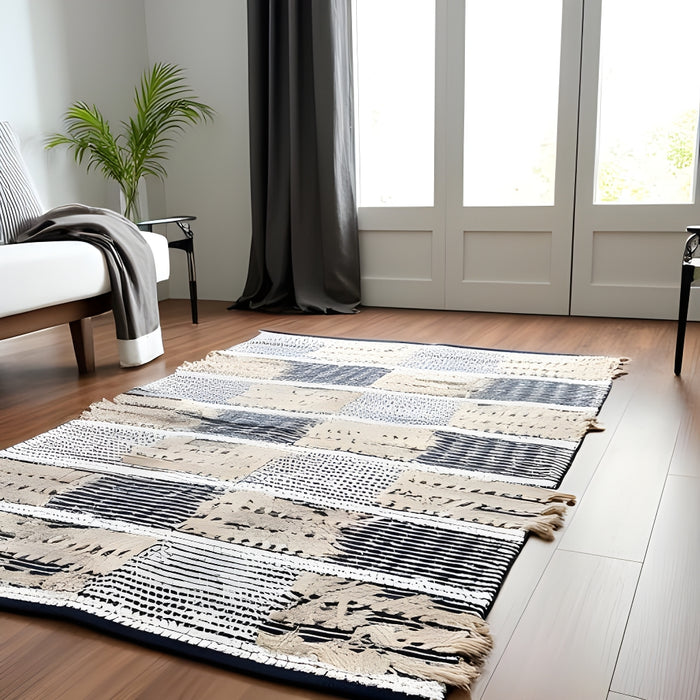 Nordic Harmony Shaggy Rug - Cozy Feel
