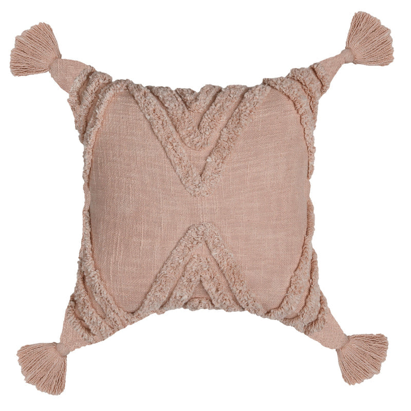 Cozy Boho Comfort Wool Cushion Cover - Handwoven