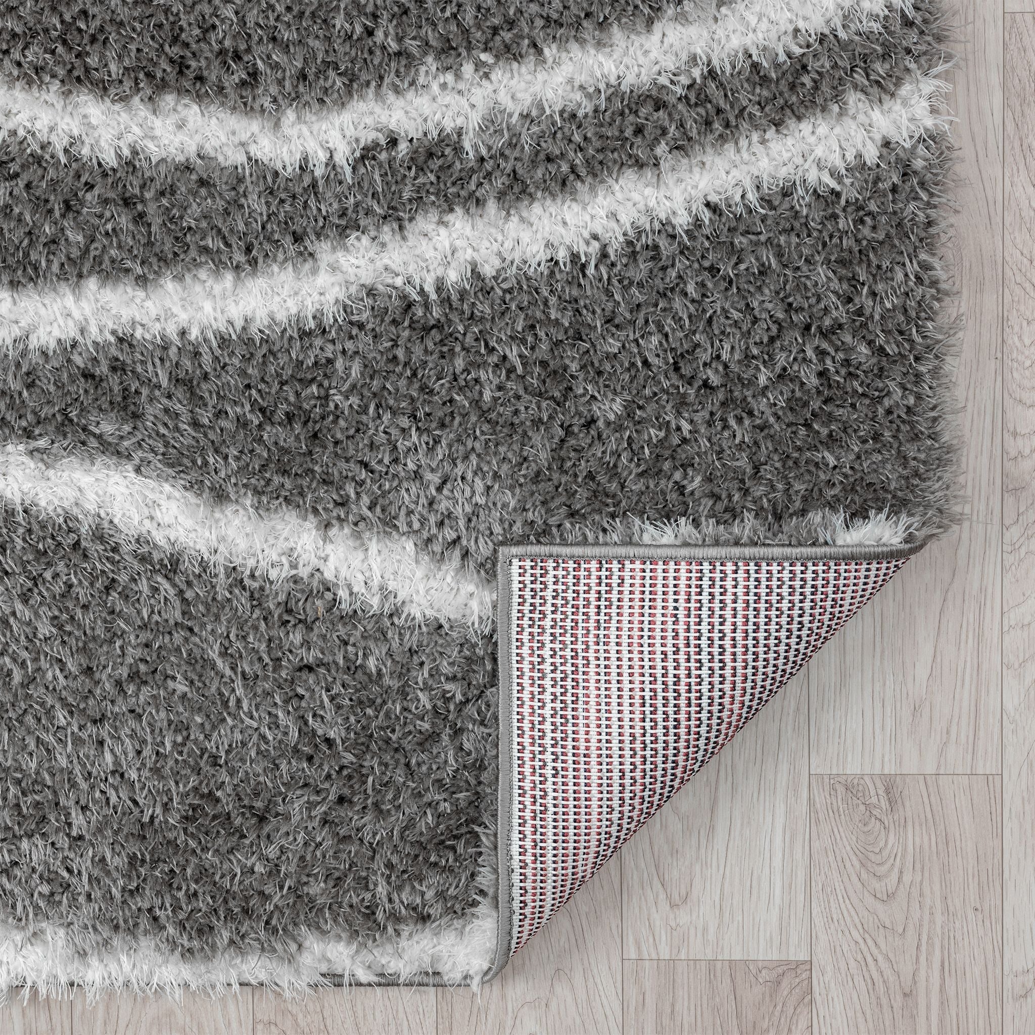 Plushy 385 Cloud Grey Runner Rug - Hallway Decor Staple