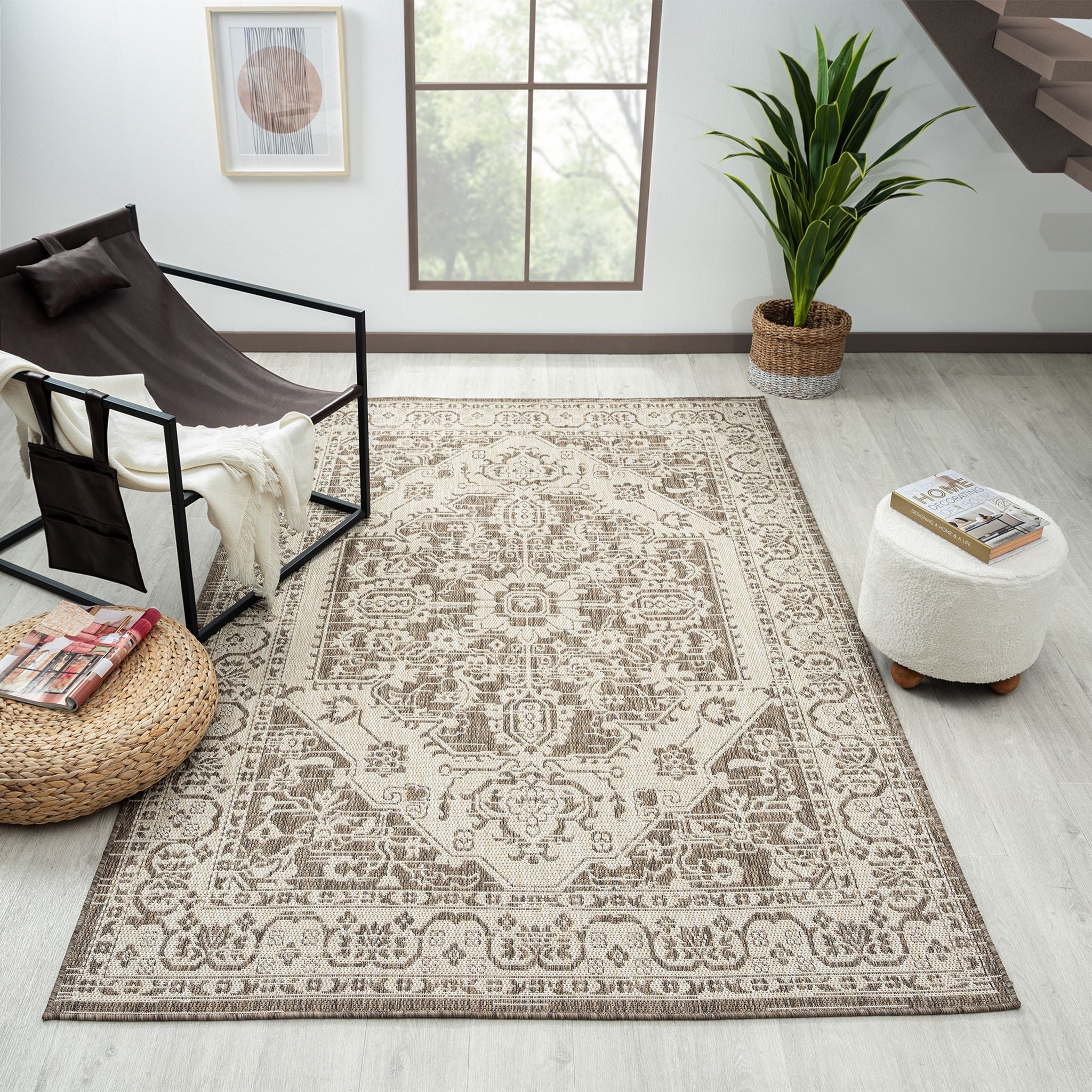 Patio 454 Honey Light Brown Rug - Warm & Inviting Rug