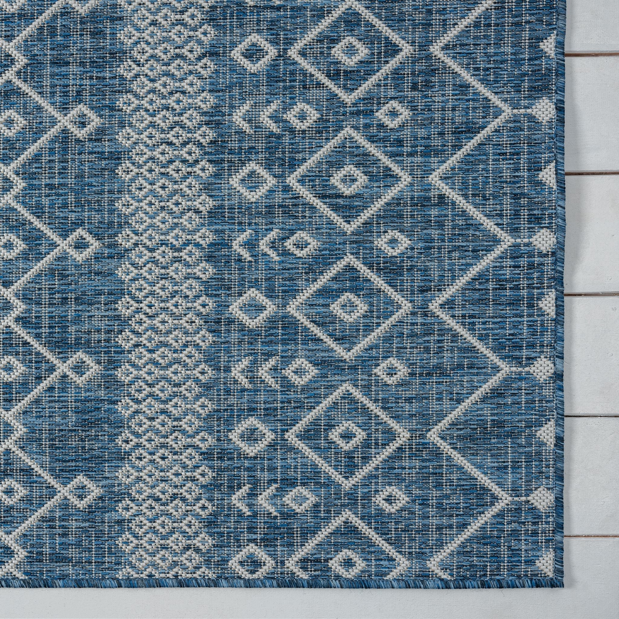 Patio 452 Ocean Light Blue Rug - Breezy Coastal Style