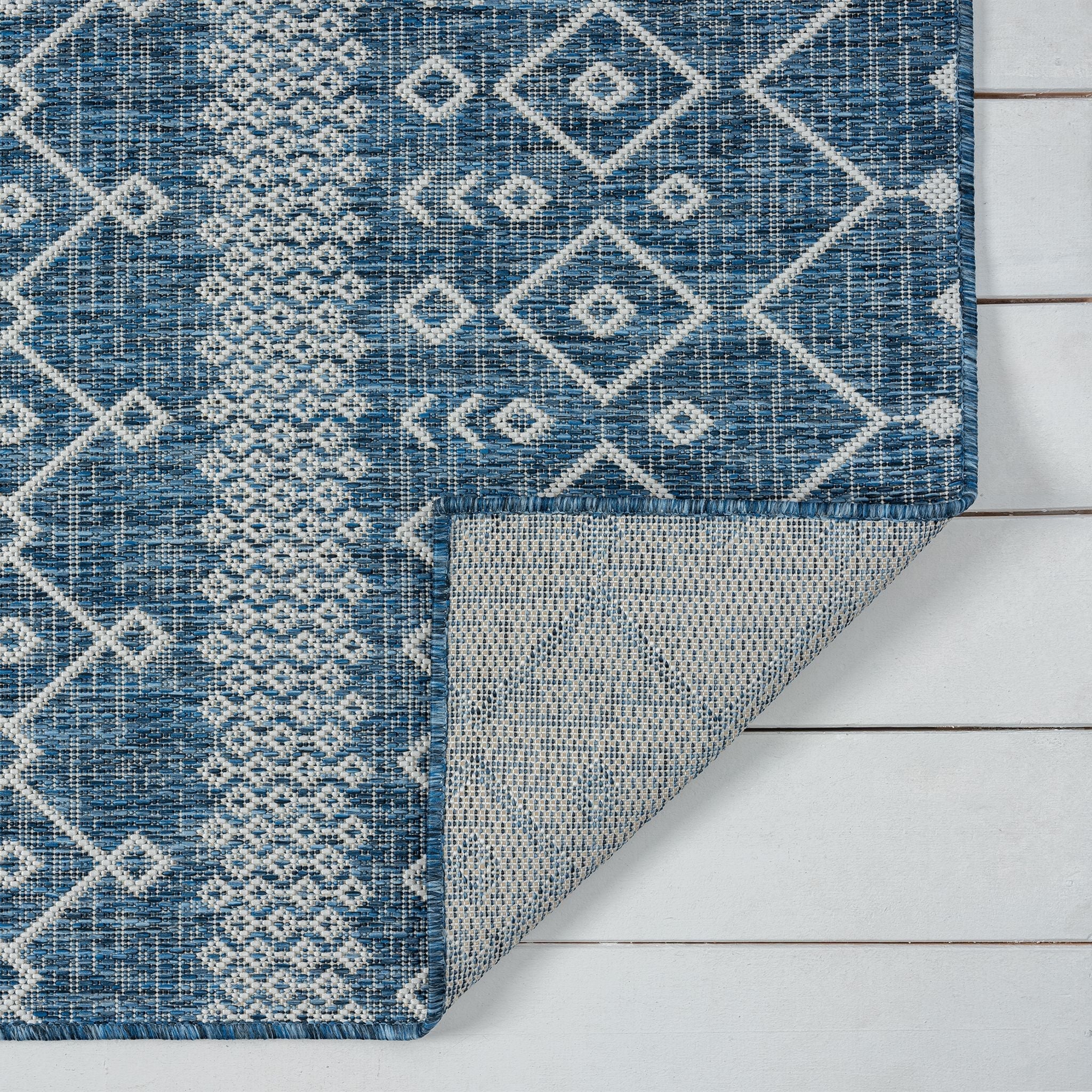 Patio 452 Ocean Light Blue Rug - Breezy Coastal Style