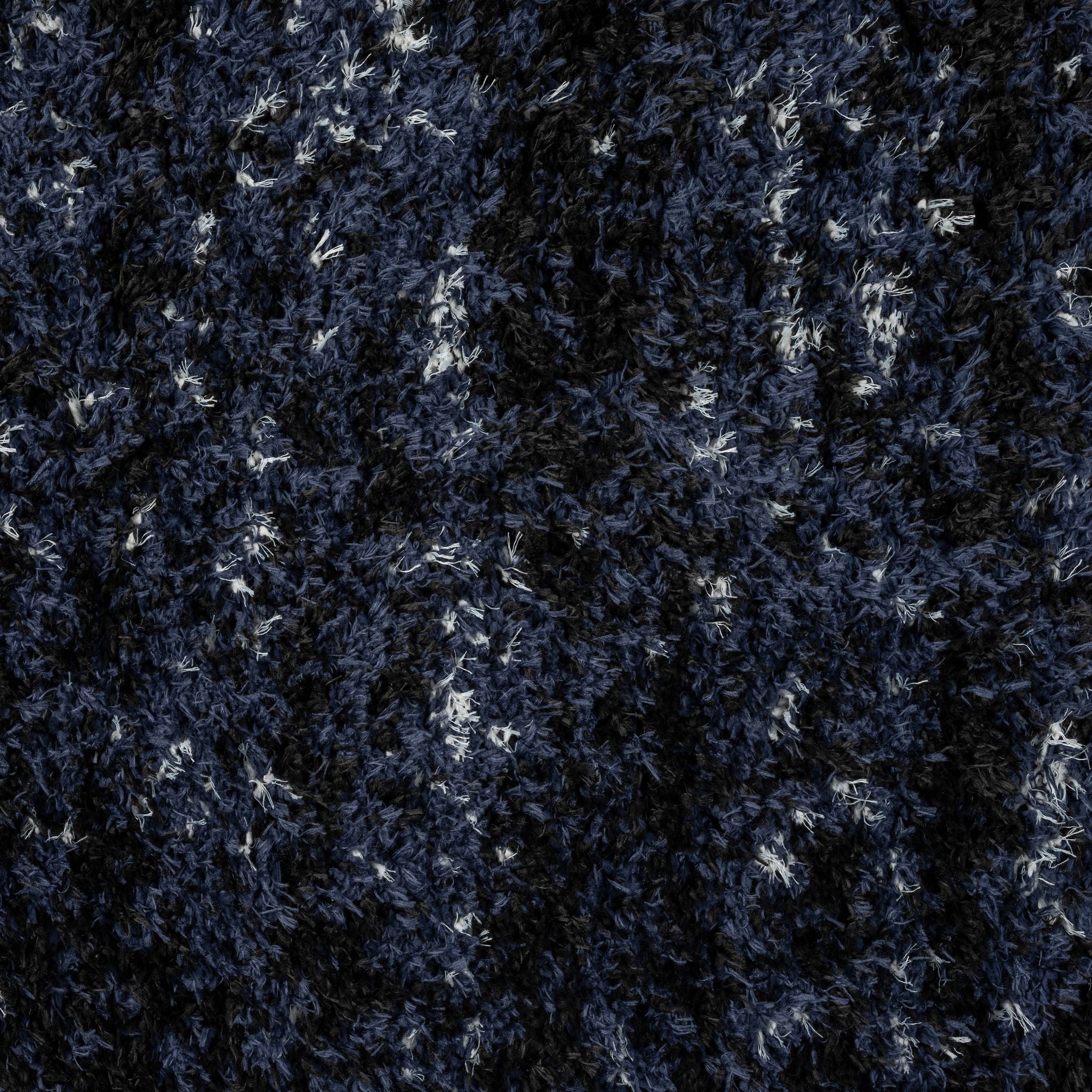 Plushy 386 Lava Navy Runner Rug - Sleek Hallway Rug