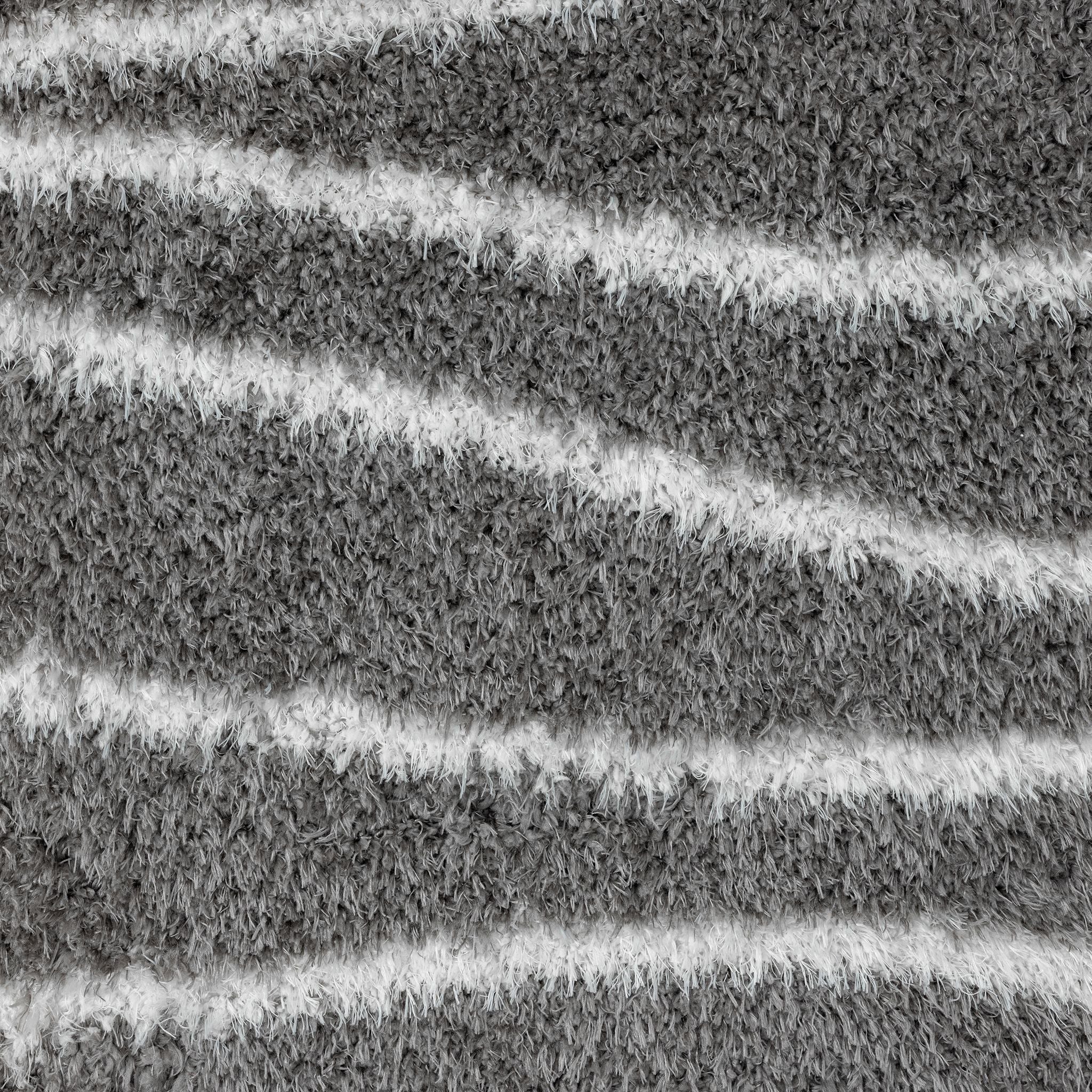 Plushy 385 Cloud Grey Runner Rug - Hallway Decor Staple