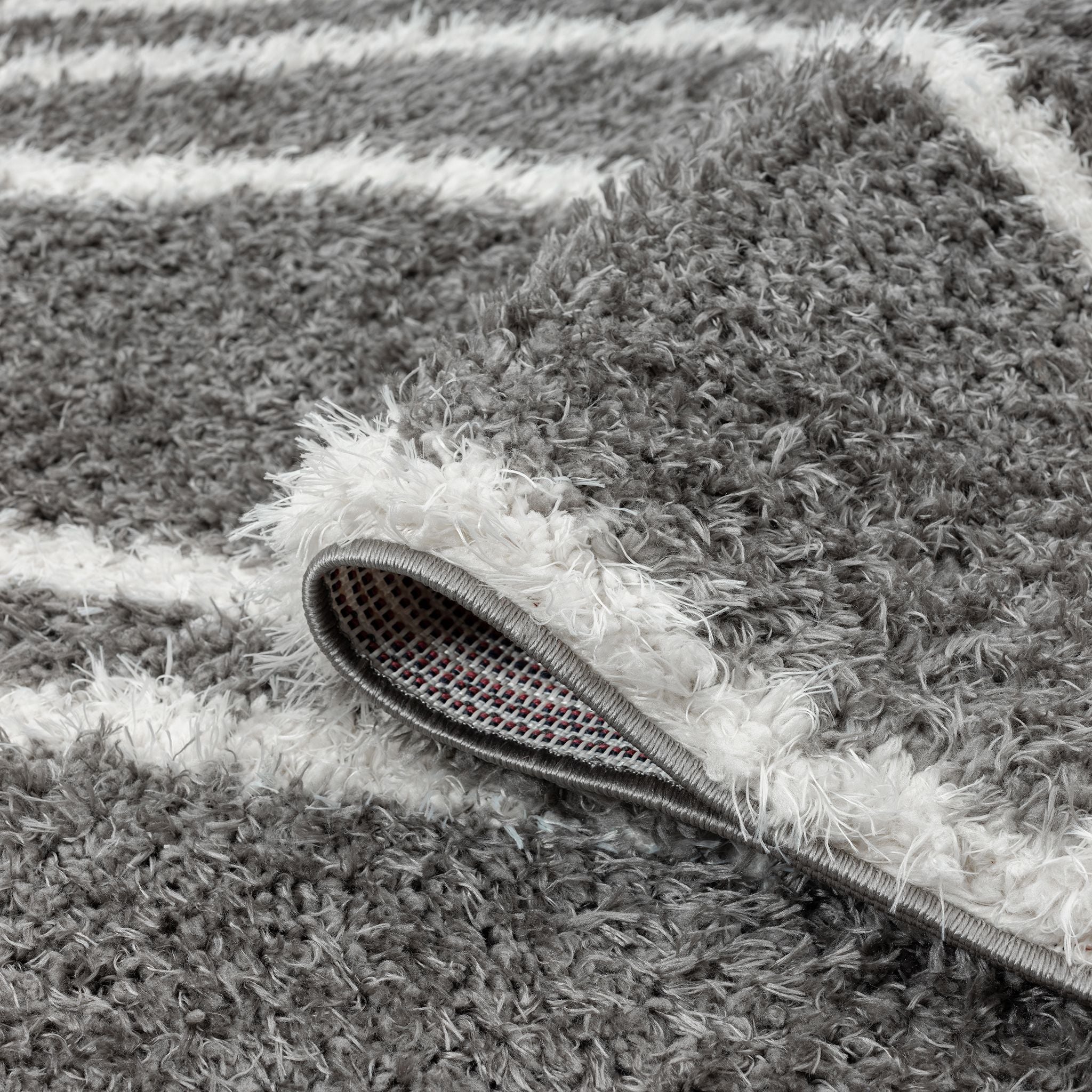 Plushy 385 Cloud Grey Runner Rug - Hallway Decor Staple