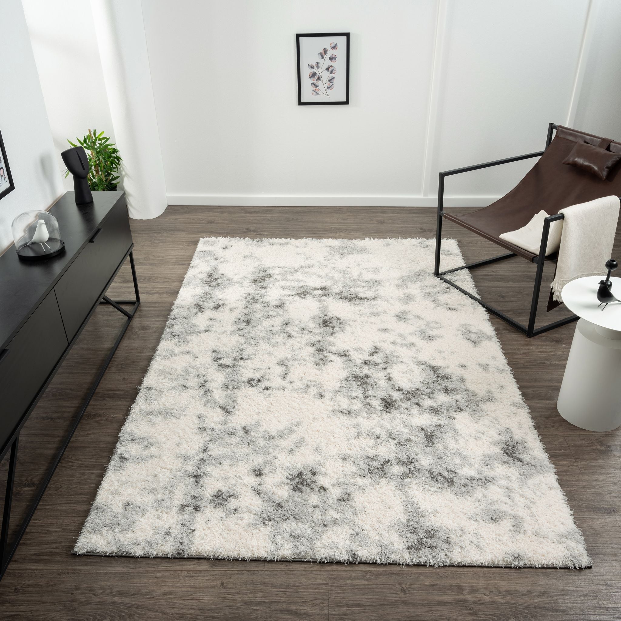 Plushy 389 Ash Rug - Neutral Tones, Cosy Style